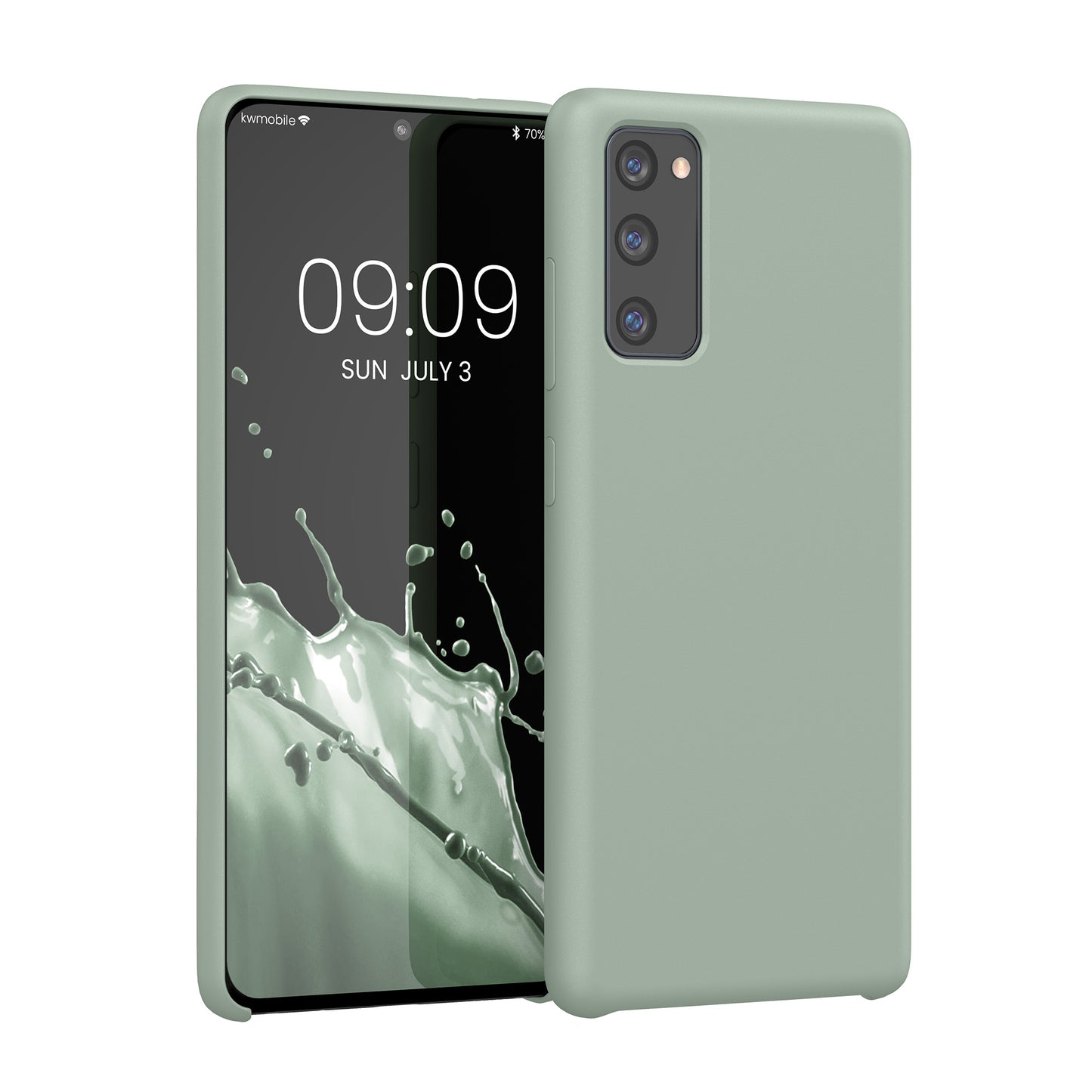 kwmobile Handyhülle für Samsung Galaxy S20 FE Hülle - Case Silikon - Kabelloses Laden - Schutzhülle Cover