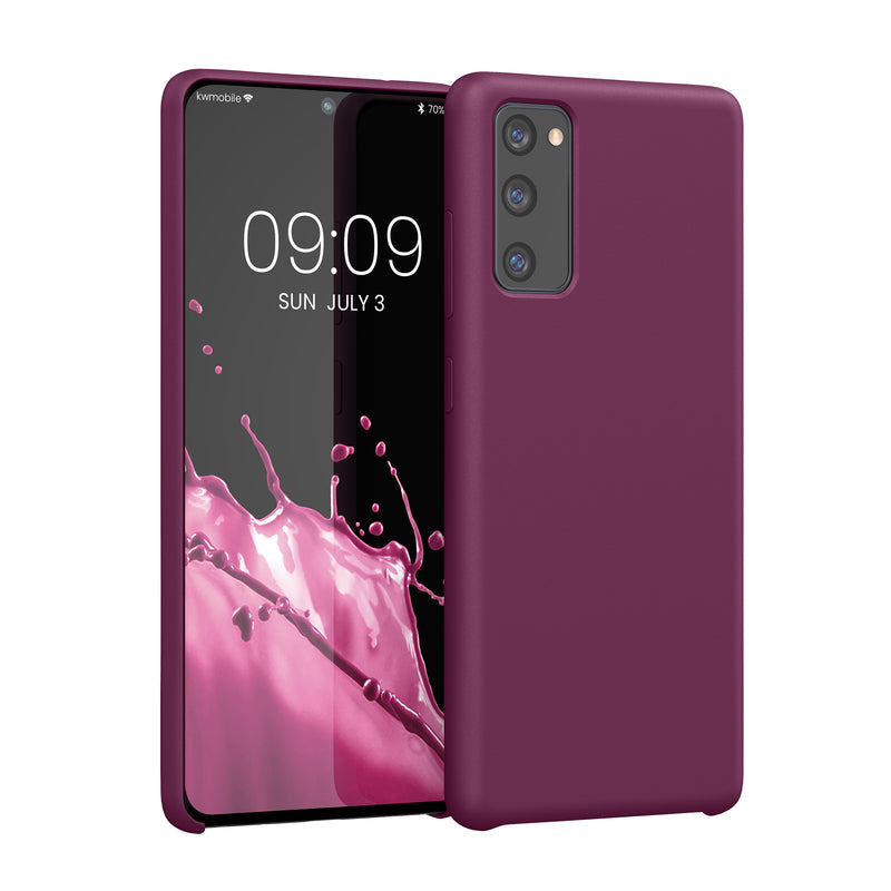 kwmobile Handyhülle für Samsung Galaxy S20 FE Hülle - Case Silikon - Kabelloses Laden - Schutzhülle Cover