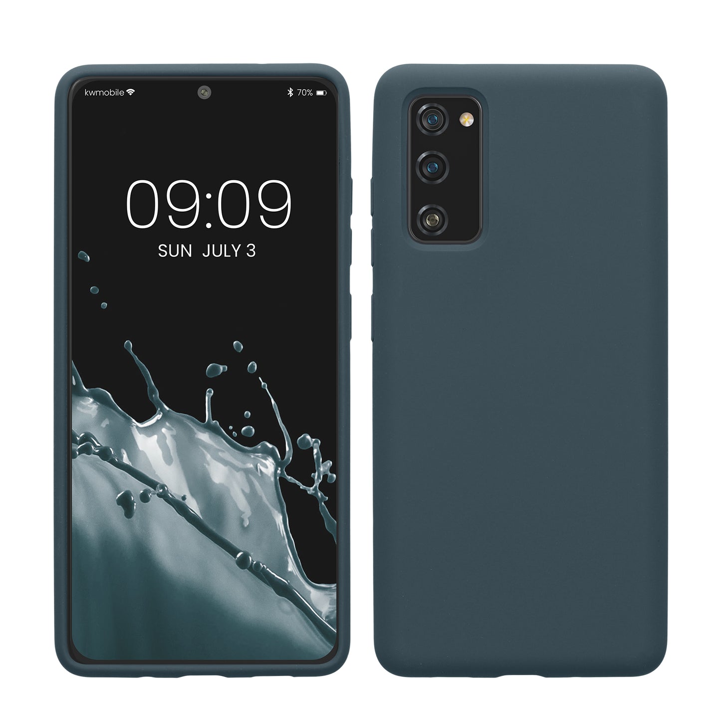 kwmobile Handyhülle für Samsung Galaxy S20 FE Hülle - Case Silikon - Kabelloses Laden - Schutzhülle Cover