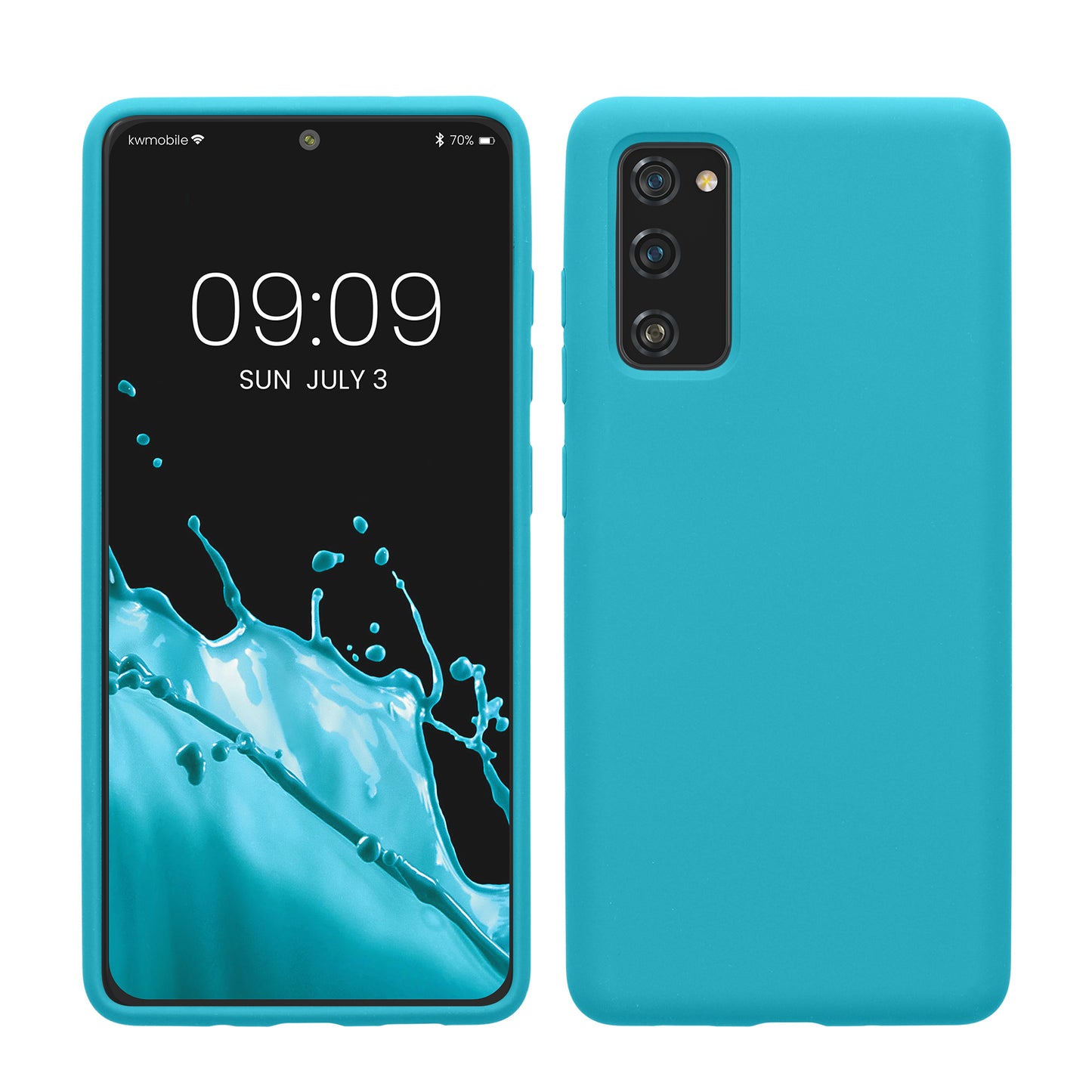 kwmobile Handyhülle für Samsung Galaxy S20 FE Hülle - Case Silikon - Kabelloses Laden - Schutzhülle Cover