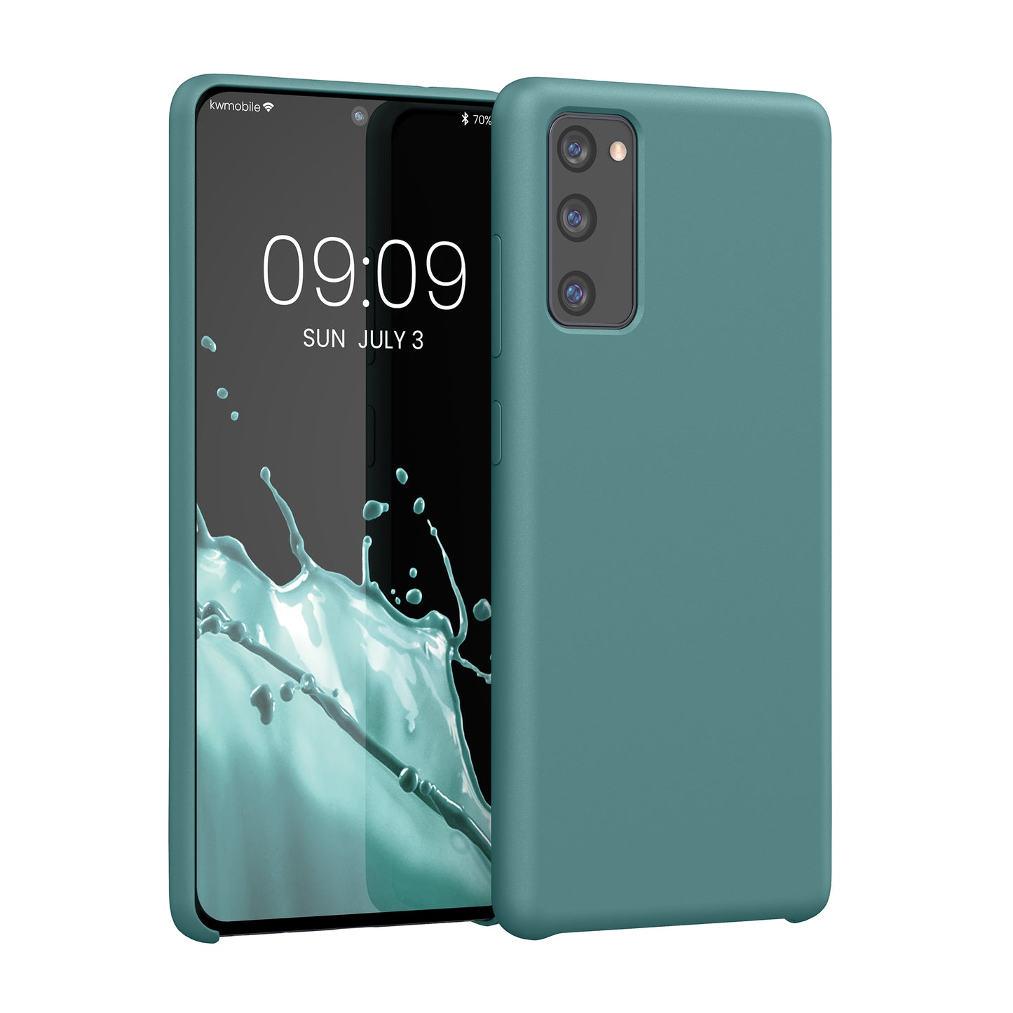 kwmobile Handyhülle für Samsung Galaxy S20 FE Hülle - Case Silikon - Kabelloses Laden - Schutzhülle Cover