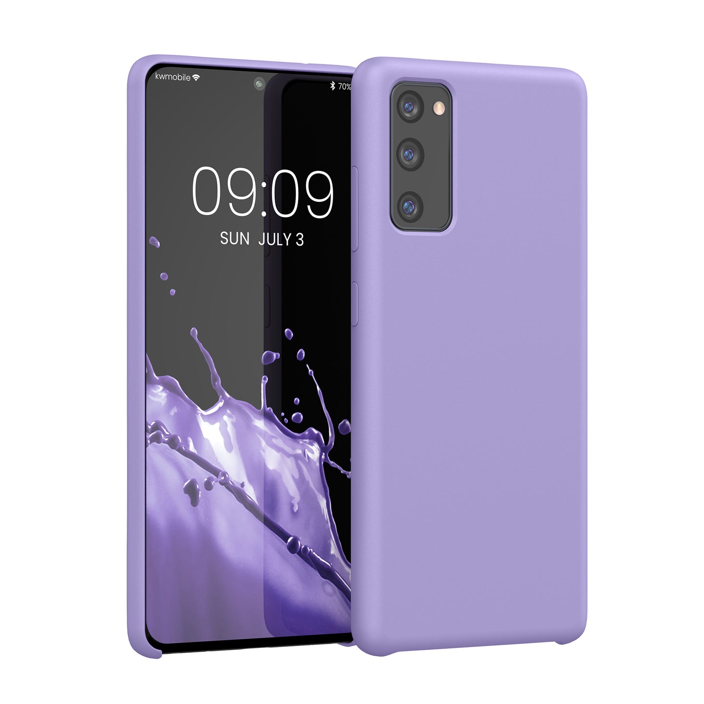 kwmobile Handyhülle für Samsung Galaxy S20 FE Hülle - Case Silikon - Kabelloses Laden - Schutzhülle Cover