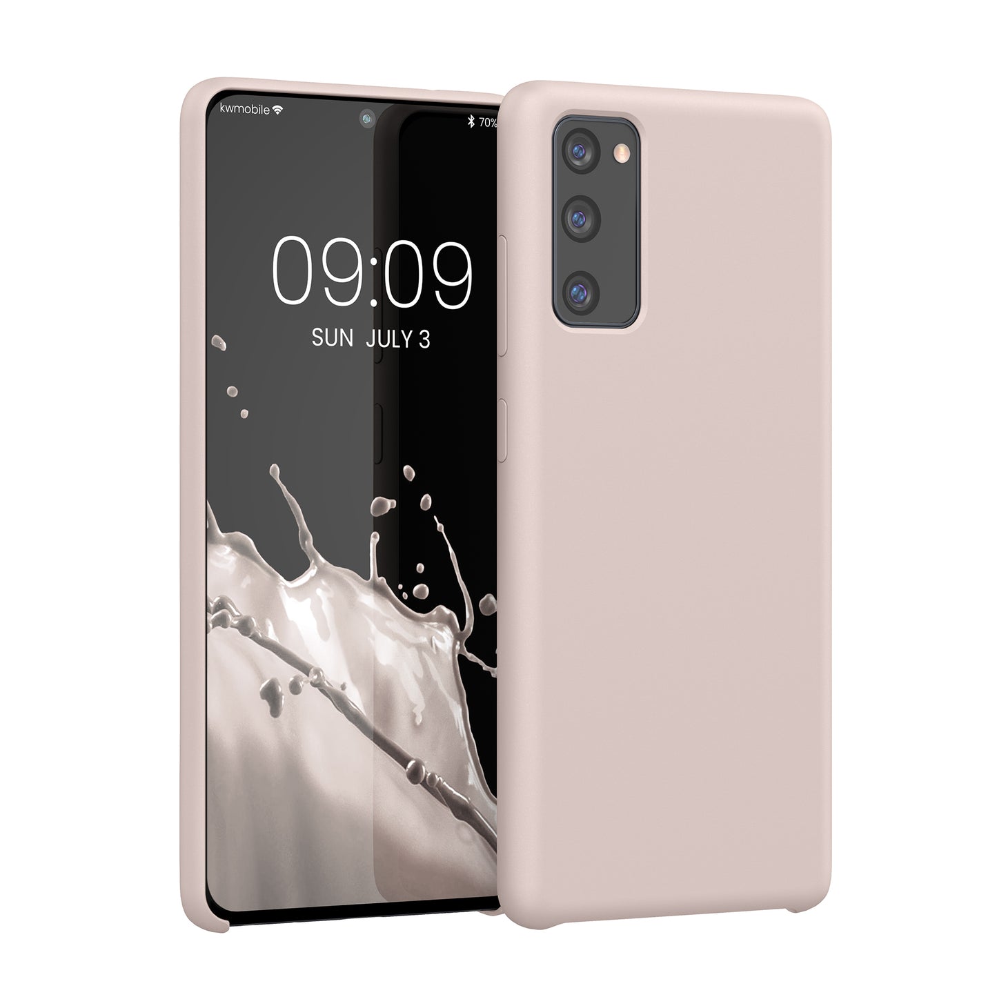 kwmobile Handyhülle für Samsung Galaxy S20 FE Hülle - Case Silikon - Kabelloses Laden - Schutzhülle Cover