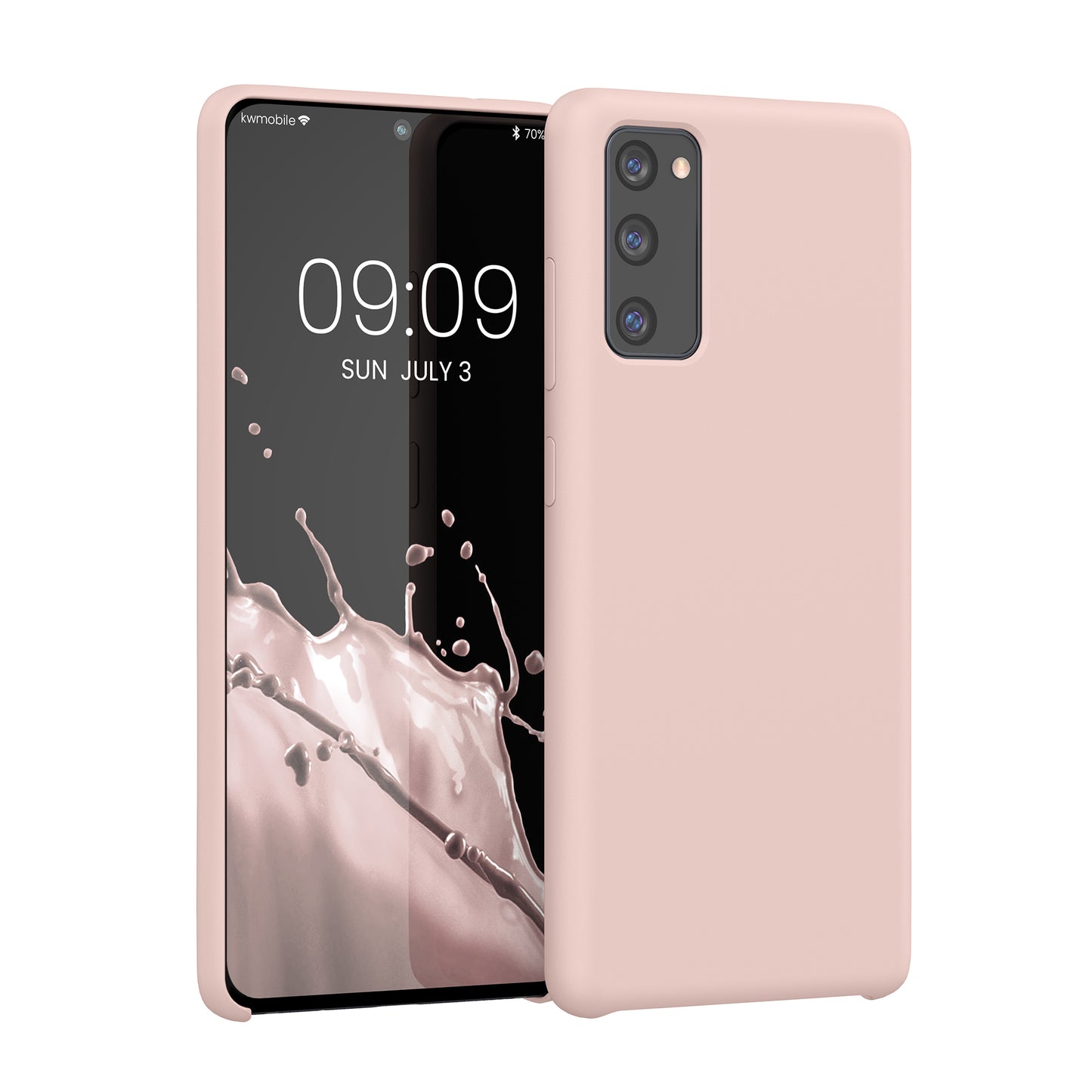 kwmobile Handyhülle für Samsung Galaxy S20 FE Hülle - Case Silikon - Kabelloses Laden - Schutzhülle Cover