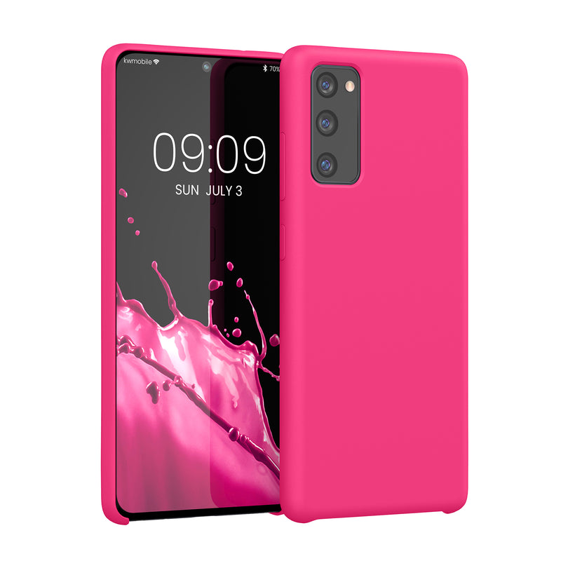 kwmobile Handyhülle für Samsung Galaxy S20 FE Hülle - Case Silikon - Kabelloses Laden - Schutzhülle Cover