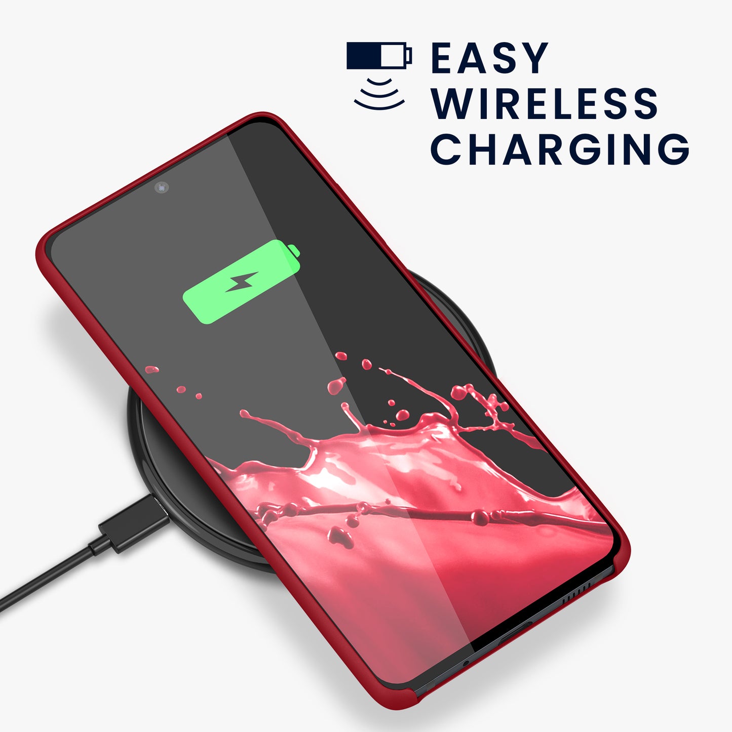 kwmobile Handyhülle für Samsung Galaxy S20 FE Hülle - Case Silikon - Kabelloses Laden - Schutzhülle Cover