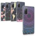 kwmobile Case kompatibel mit Samsung Galaxy S20 FE - Hülle Silikon transparent Don't touch my Phone Schwarz Transparent Schwarz  [dsg06]