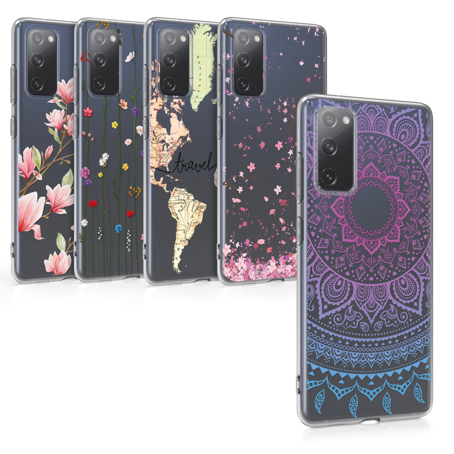 kwmobile Case kompatibel mit Samsung Galaxy S20 FE - Hülle Silikon transparent