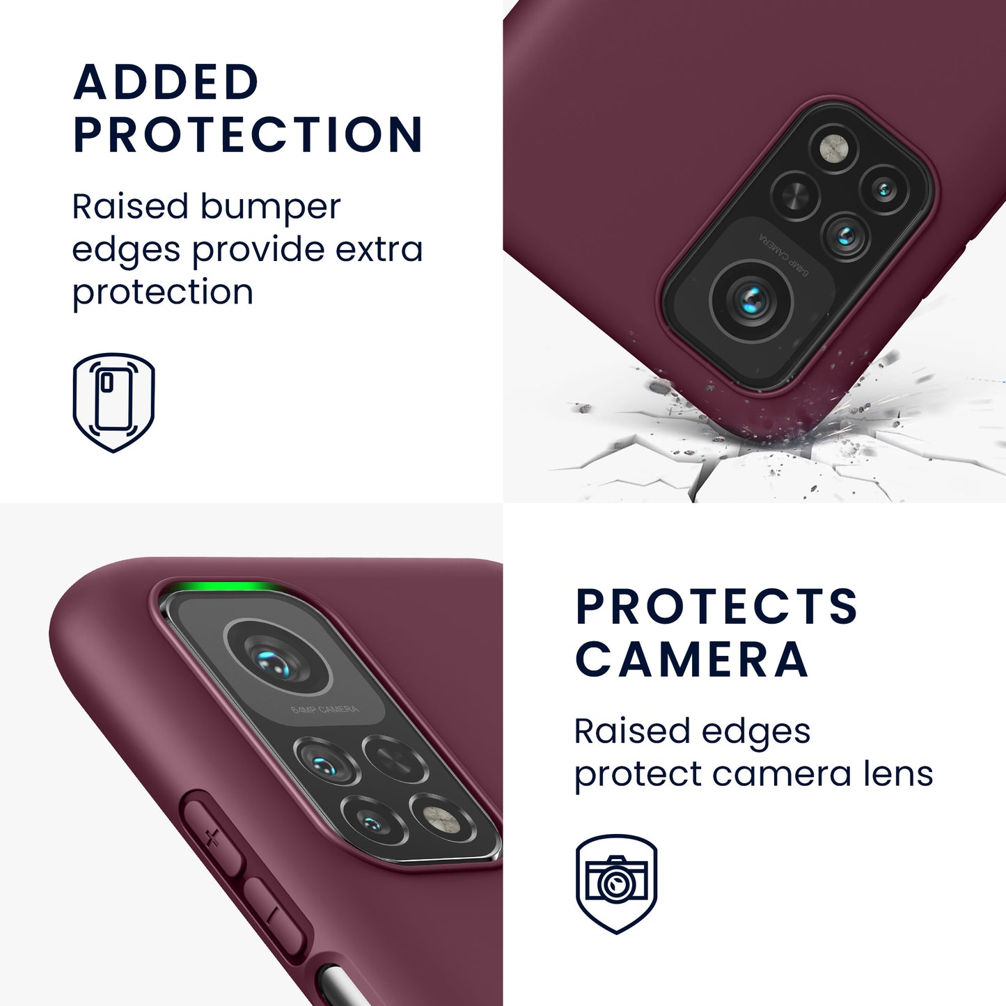 kwmobile Handyhülle für Xiaomi Mi 10T / Mi 10T Pro Hülle Schutzhülle Cover