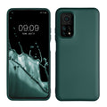kwmobile Handyhülle für Xiaomi Mi 10T / Mi 10T Pro Hülle - Silikon Case metallisch schimmernd - Schutzhülle Cover