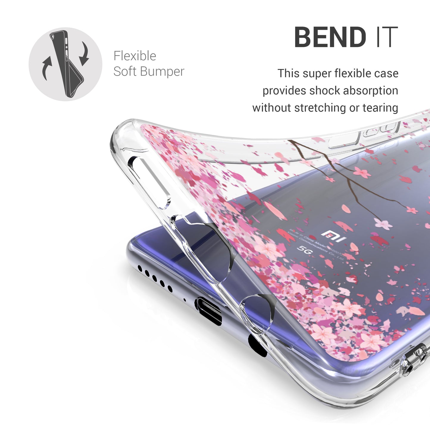 kwmobile Case kompatibel mit Xiaomi Mi 10T Lite - Hülle Silikon transparent