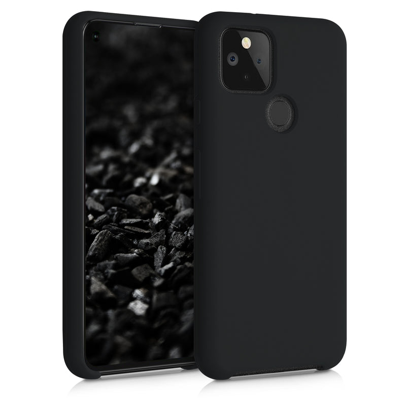 kwmobile Handyhülle für Google Pixel 5 - Case Silikon - Kabelloses Laden - Schutzhülle Cover