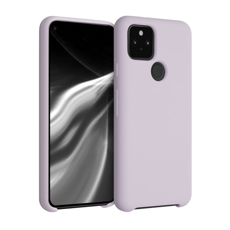kwmobile Handyhülle für Google Pixel 5 - Case Silikon - Kabelloses Laden - Schutzhülle Cover