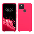 kwmobile Handyhülle für Google Pixel 5 - Case Silikon - Kabelloses Laden - Schutzhülle Cover