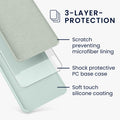 kwmobile Handyhülle für Google Pixel 5 - Case Silikon - Kabelloses Laden - Schutzhülle Cover