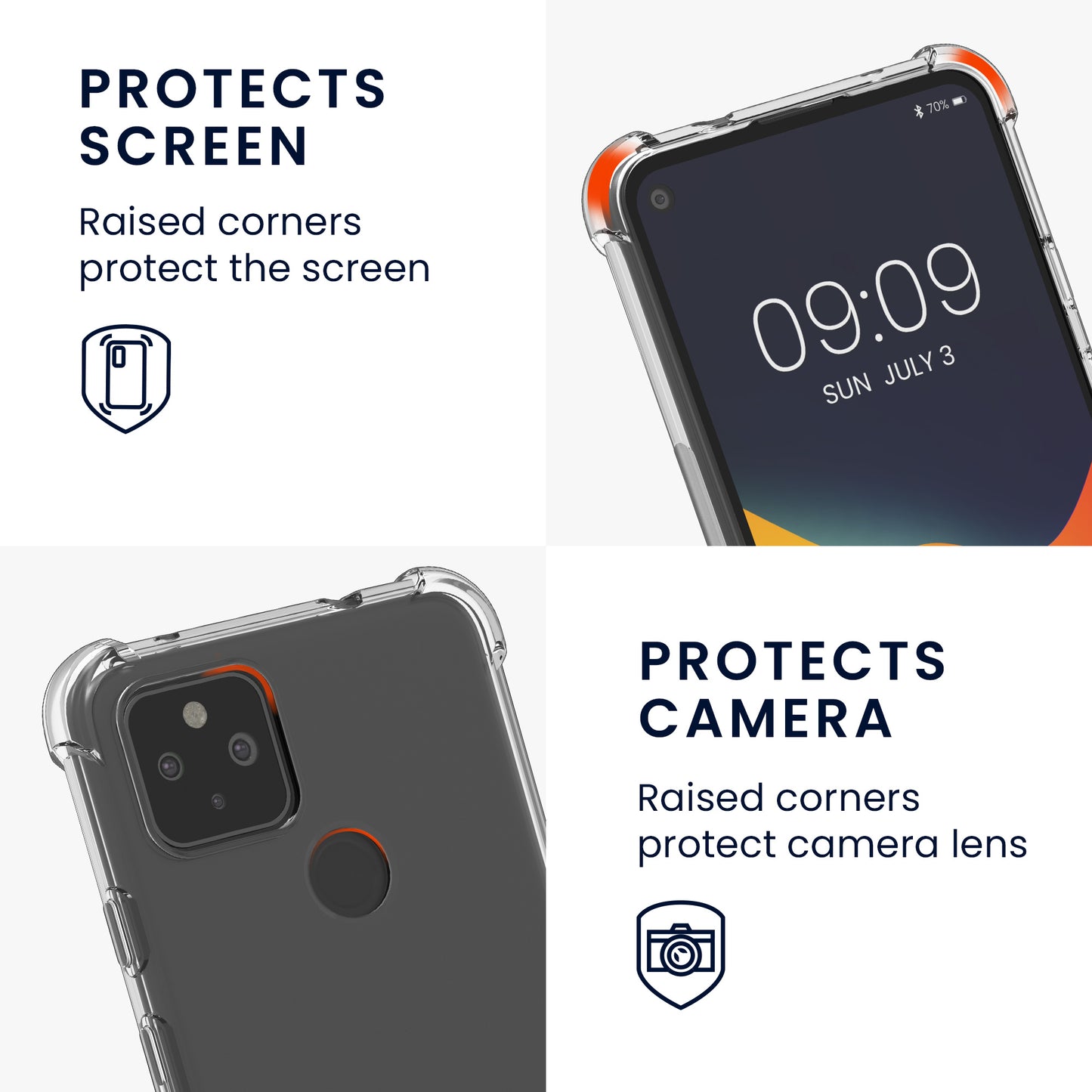 kwmobile Necklace Case kompatibel mit Google Pixel 4a 5G Hülle