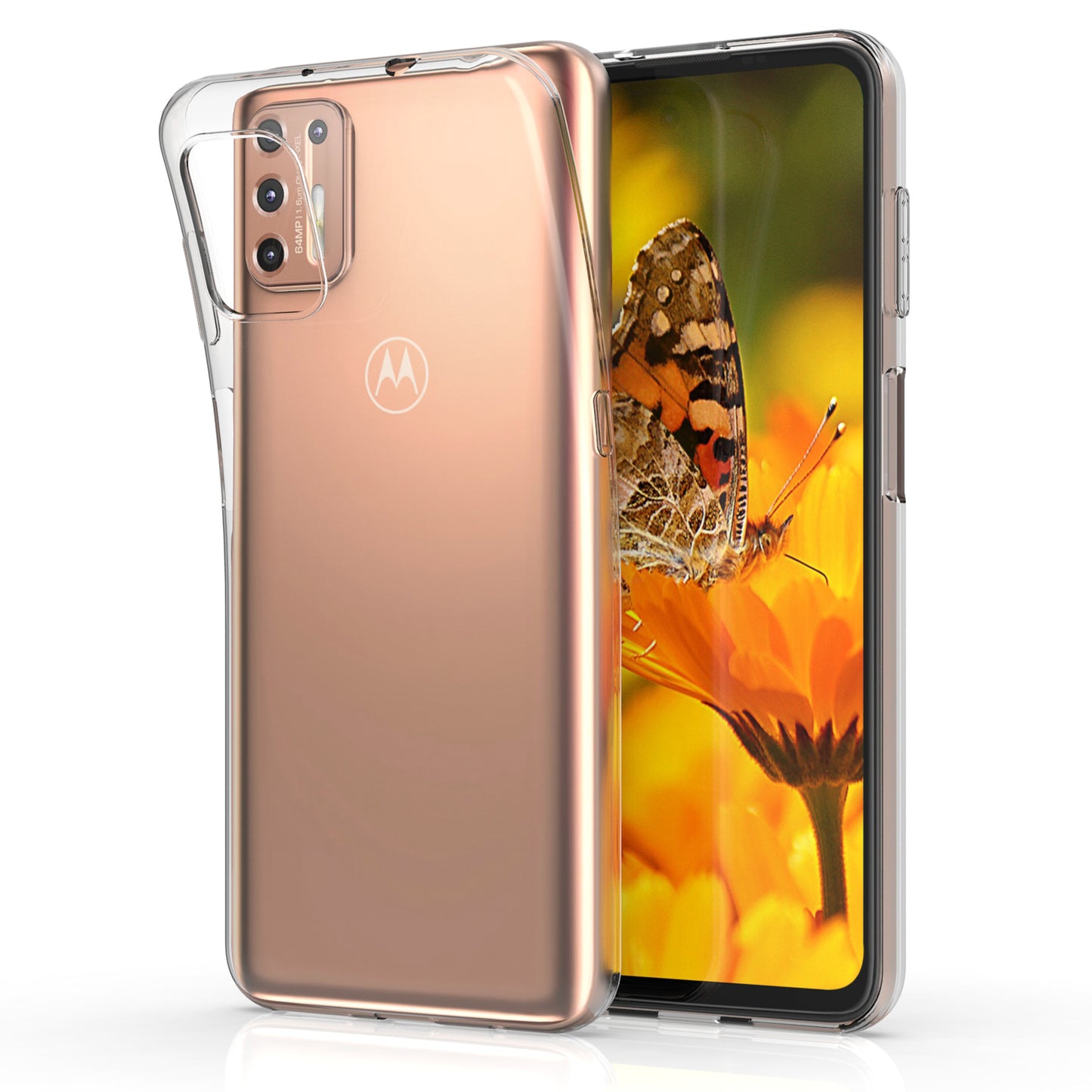 kwmobile Hülle kompatibel mit Motorola Moto G9 Plus - Handy Case