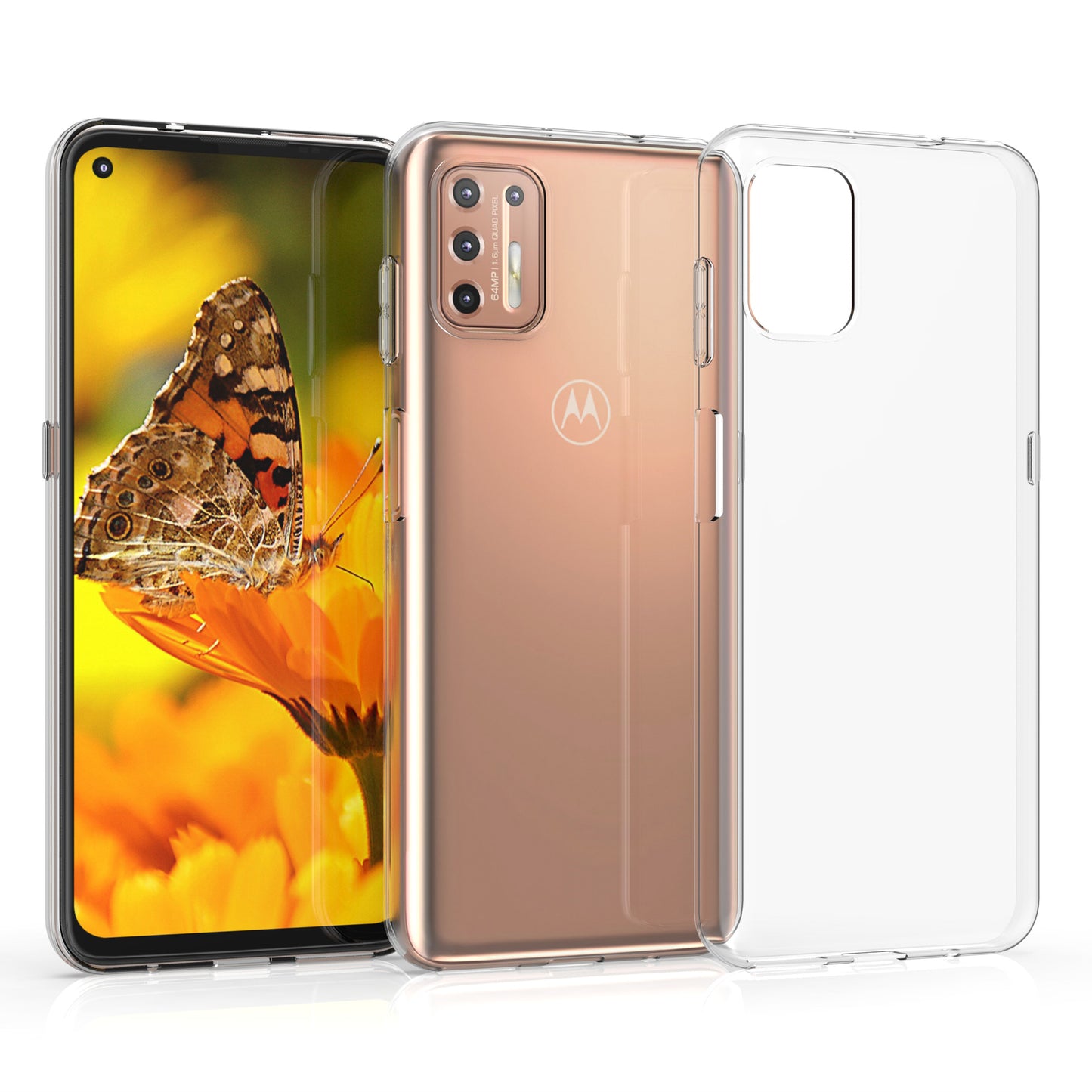kwmobile Hülle kompatibel mit Motorola Moto G9 Plus - Handy Case