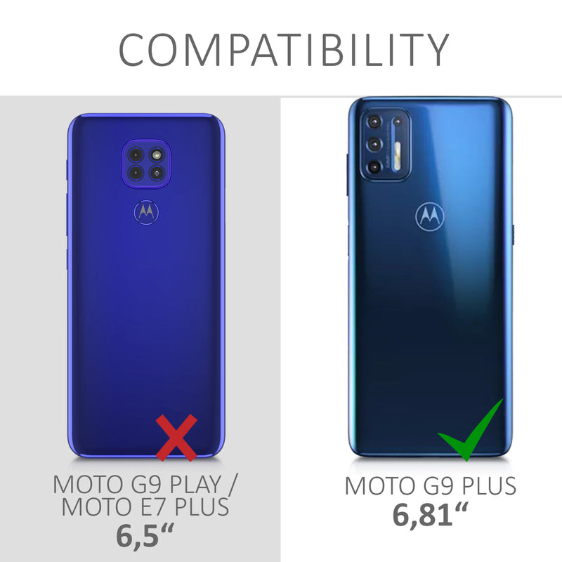 kwmobile Hülle kompatibel mit Motorola Moto G9 Plus - Handy Case
