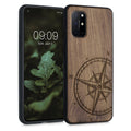 kwmobile Hülle kompatibel mit OnePlus 8T Handy Cover TPU Handyhülle Kompass Vintage