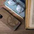 kwmobile Hülle kompatibel mit OnePlus 8T Handy Cover TPU Handyhülle Kompass Vintage