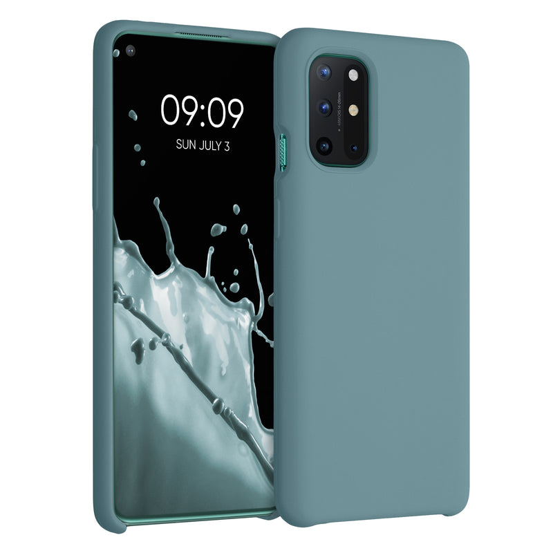 kwmobile Handyhülle für OnePlus 8T Hülle - Case Silikon - Kabelloses Laden - Schutzhülle Cover