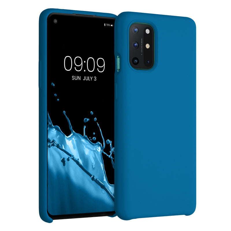 kwmobile Handyhülle für OnePlus 8T Hülle - Case Silikon - Kabelloses Laden - Schutzhülle Cover