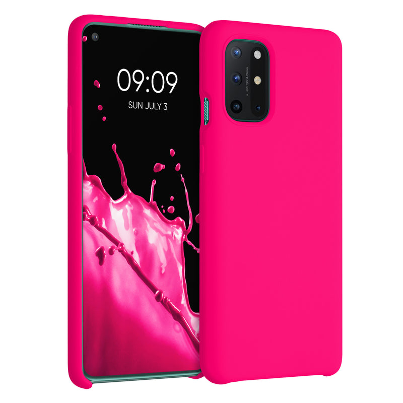 kwmobile Handyhülle für OnePlus 8T Hülle - Case Silikon - Kabelloses Laden - Schutzhülle Cover