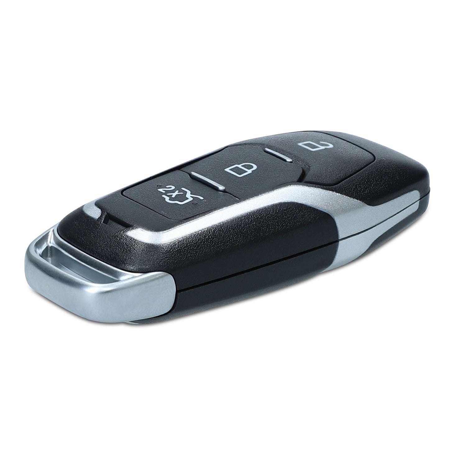 kwmobile Autoschlüssel Gehäuse kompatibel mit Ford 3-Tasten MyKey Autoschlüssel (Key Free) ohne Transponder Batterien Elektronik Auto Schlüsselgehäuse