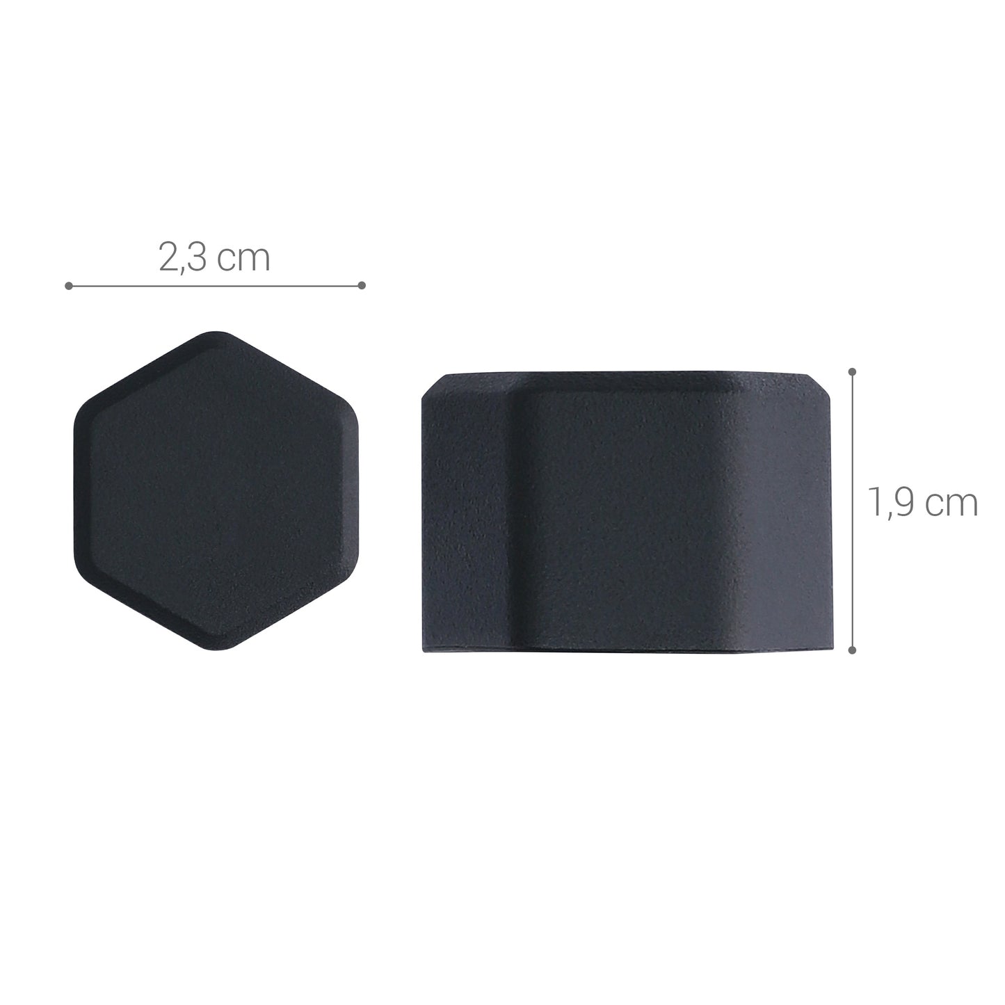 kwmobile 20x Abdeckung für 19 mm Radmuttern Auto Rad Schraube - Radschrauben Cover - Mutter Kappen