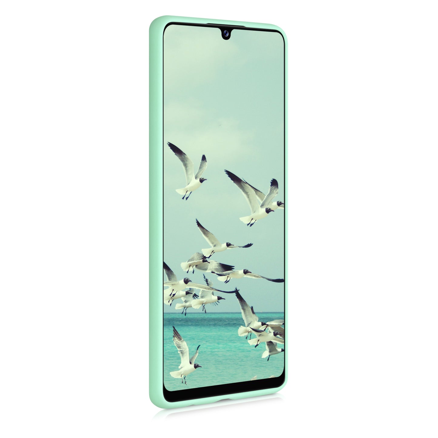 kwmobile Handyhülle für Samsung Galaxy A42 5G - Kabelloses Laden - Schutzhülle Cover