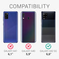 kwmobile Handyhülle für Samsung Galaxy A42 5G - Kabelloses Laden - Schutzhülle Cover