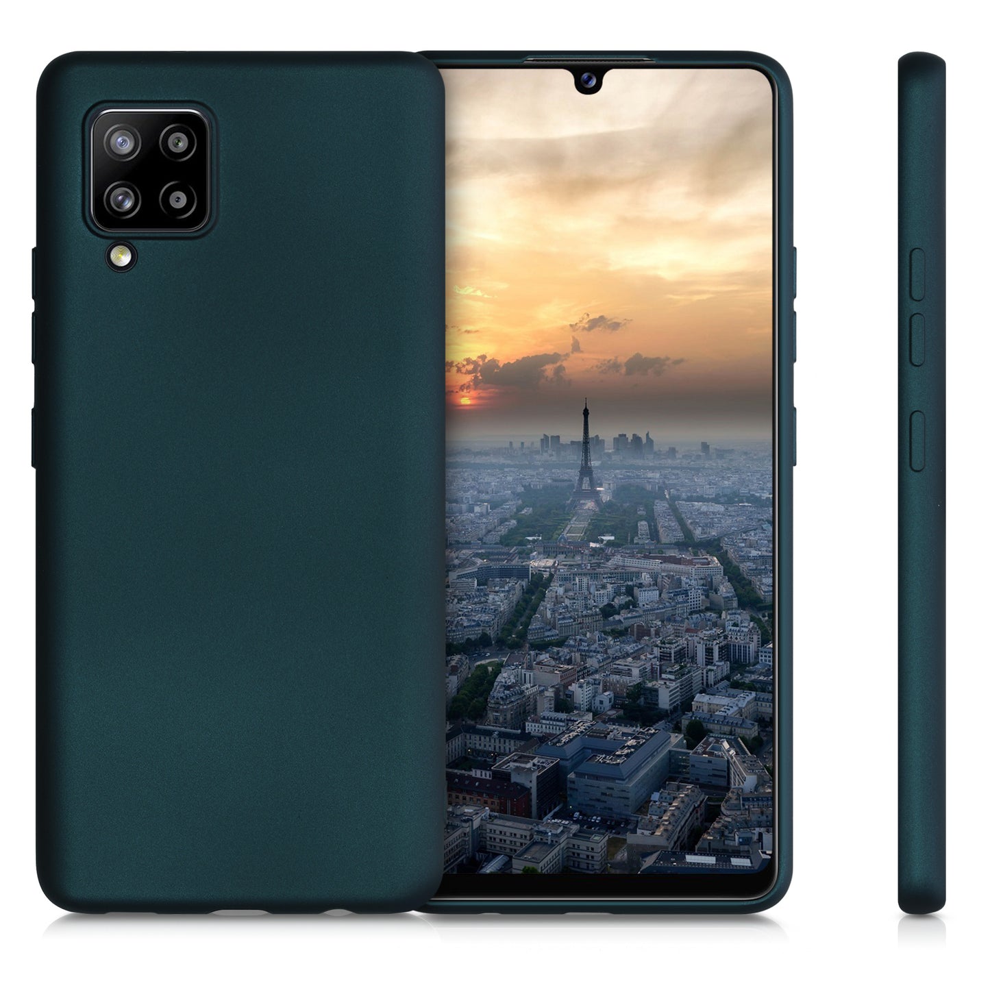 kwmobile Handyhülle für Samsung Galaxy A42 5G Hülle - Silikon Case - Schutzhülle Cover