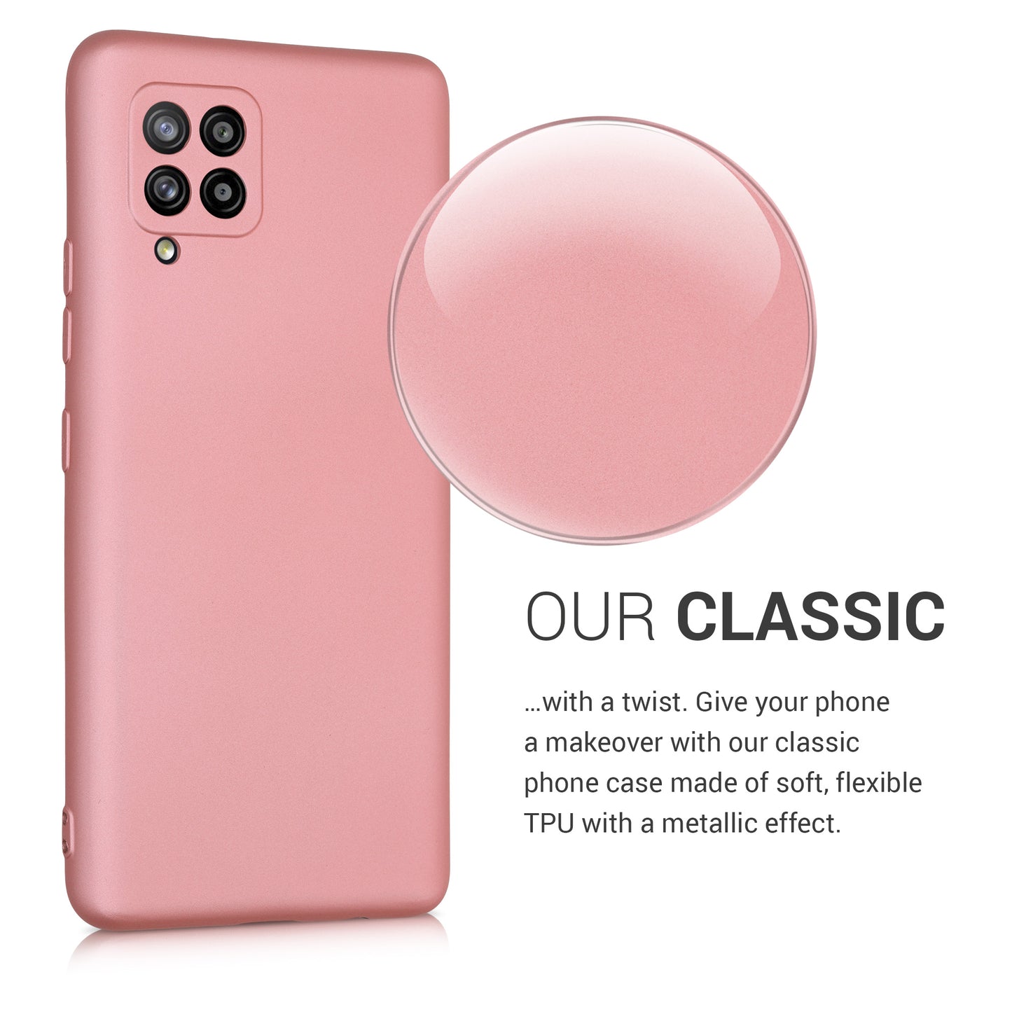 kwmobile Handyhülle für Samsung Galaxy A42 5G Hülle - Silikon Case - Schutzhülle Cover