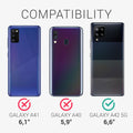 kwmobile Handyhülle für Samsung Galaxy A42 5G Hülle - Silikon Case - Schutzhülle Cover