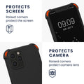kwmobile Necklace Case kompatibel mit Apple iPhone 12 / iPhone 12 Pro Hülle - Cover mit Kordel zum Umhängen - Silikon Schutzhülle