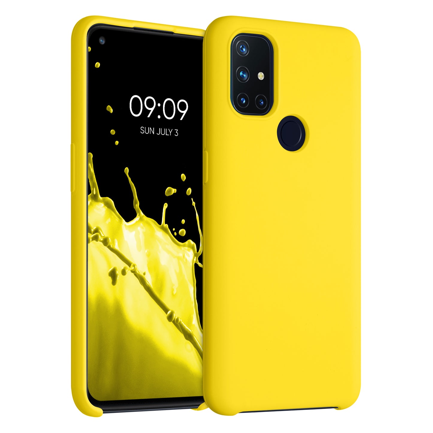 kwmobile Handyhülle für OnePlus Nord N10 5G Hülle - Case Silikon - Kabelloses Laden - Schutzhülle Cover