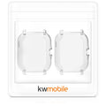 kwmobile Silikon Hülle für Huami Amazfit GTS 3 / GTS 2 / GTS 2e Schutzhülle Fullbody Display Cover Set