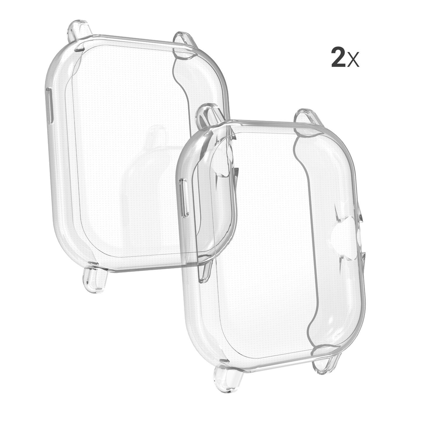 kwmobile Silikon Hülle für Huami Amazfit GTS 3 / GTS 2 / GTS 2e Schutzhülle Fullbody Display Cover Set