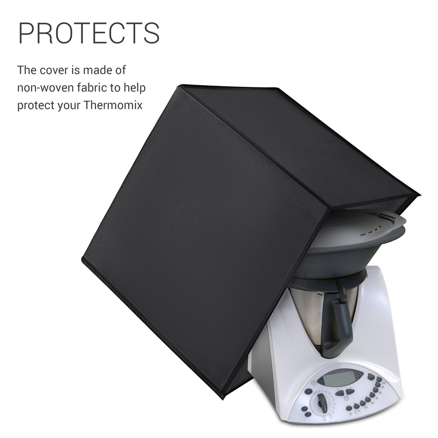 kwmobile Hülle kompatibel mit Thermomix TM31 - Küchenmaschine Staubschutz Abdeckhaube - Staubhaube