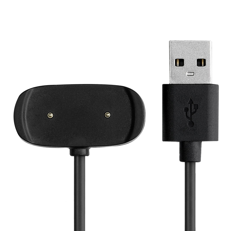 kwmobile USB Kabel Charger kompatibel mit Huami Amazfit T-Rex Pro / GTS2 / GTS 2e / GTS2 Mini / GTR 2 Ladekabel - Smart Watch Ersatzkabel - Fitnesstracker Aufladekabel in Schwarz Schwarz  [dsg01]