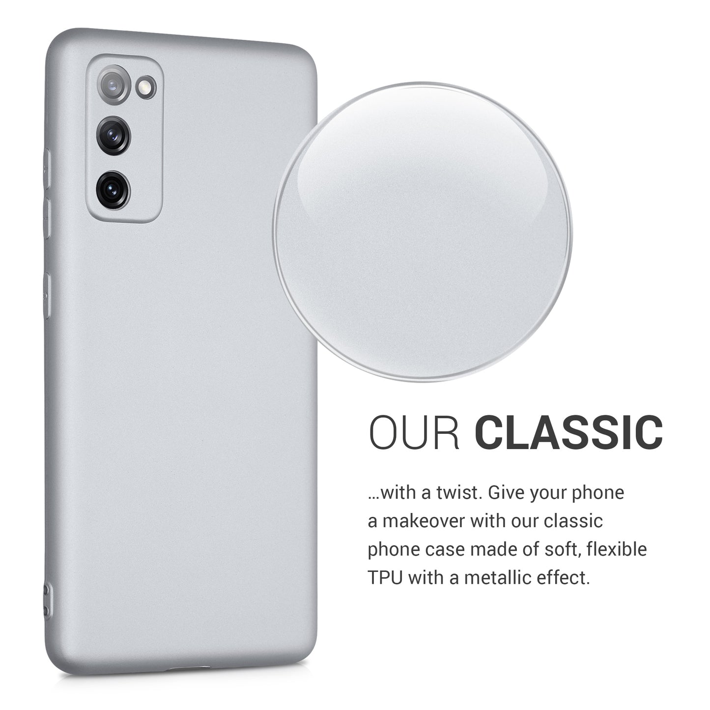 kwmobile Handyhülle für Samsung Galaxy S20 FE Hülle Silikon Case Schutzhülle Cover