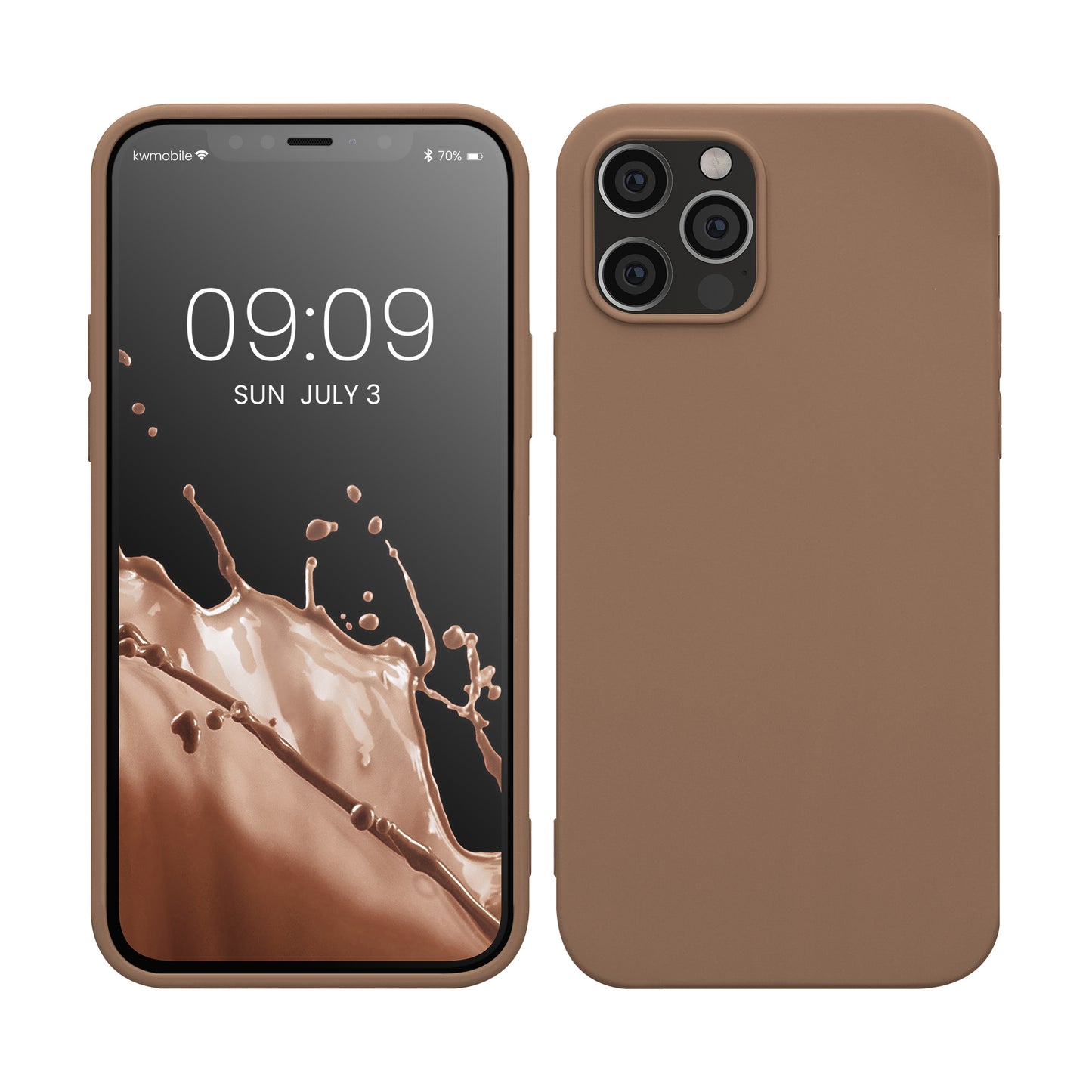 kwmobile Handyhülle für Apple iPhone 12 / iPhone 12 Pro Hülle - Kabelloses Laden - Schutzhülle Cover