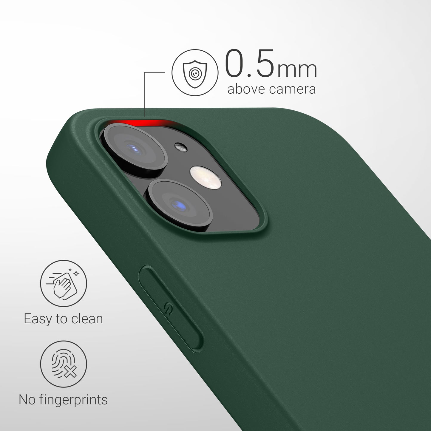 kwmobile Handyhülle für Apple iPhone 12 / iPhone 12 Pro Hülle - Kabelloses Laden - Schutzhülle Cover