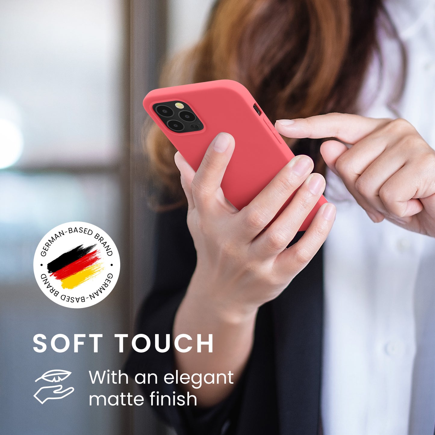 kwmobile Handyhülle für Apple iPhone 12 / iPhone 12 Pro Hülle - Kabelloses Laden - Schutzhülle Cover