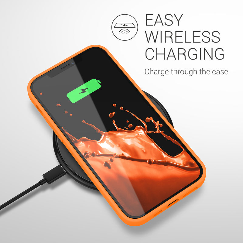 kwmobile Handyhülle für Apple iPhone 12 Pro Max Hülle - Kabelloses Laden - Schutzhülle Cover