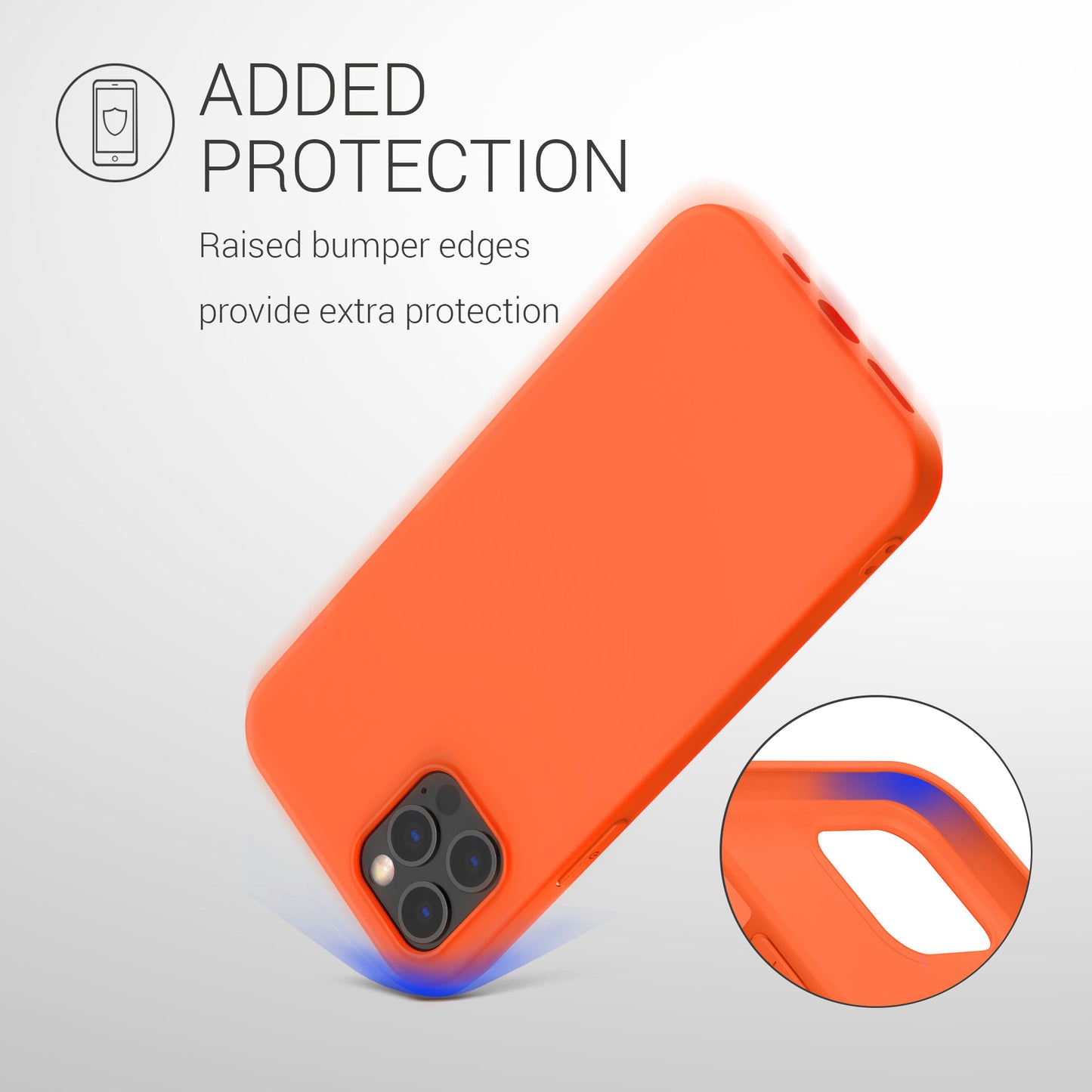kwmobile Handyhülle für Apple iPhone 12 Pro Max - Kabelloses Laden - Schutzhülle Cover