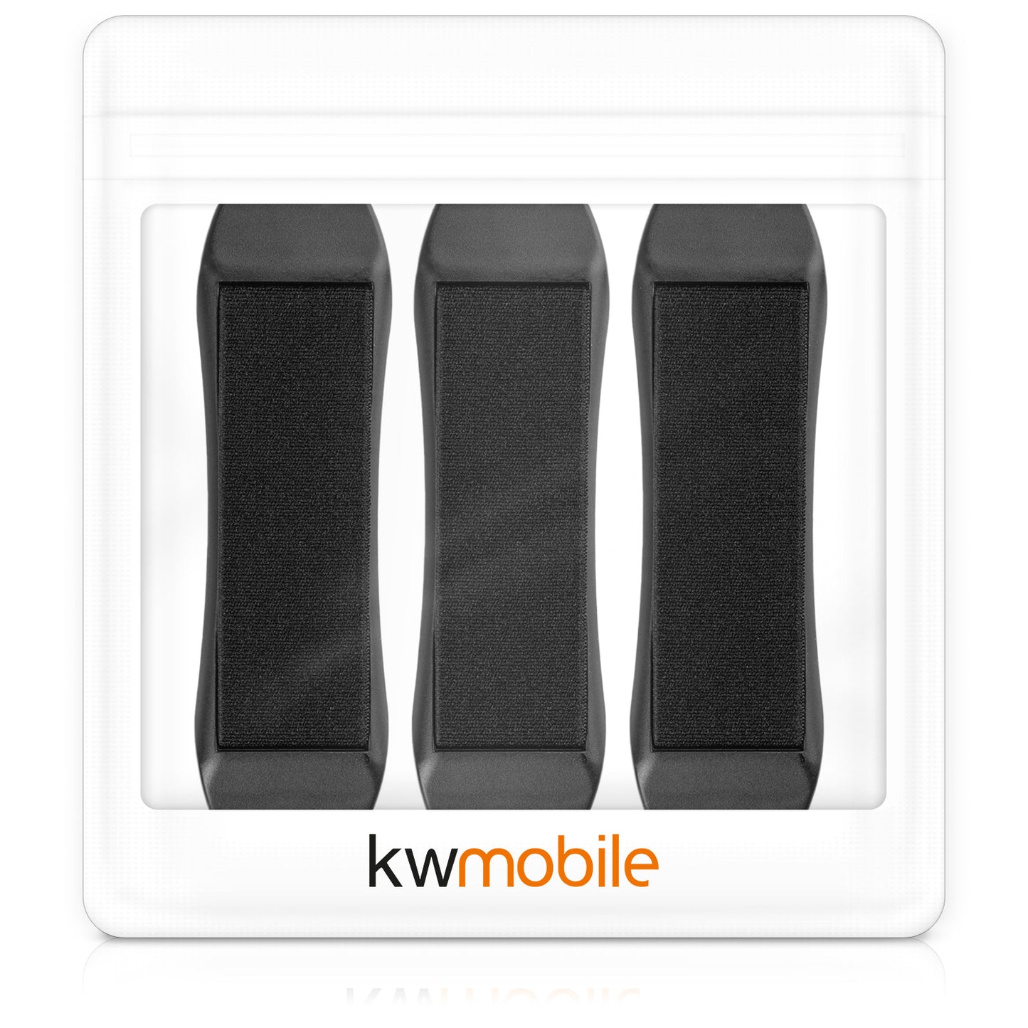 kwmobile Smartphone Fingerhalter Set - Handy Fingerhalterung für bessere Einhandbedienung - Handyhalter Finger Halter - Halterung