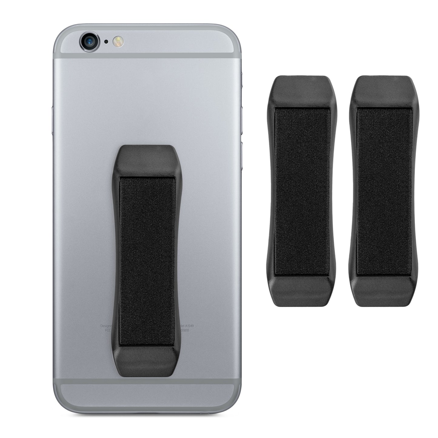 kwmobile Smartphone Fingerhalter Set - Handy Fingerhalterung für bessere Einhandbedienung - Handyhalter Finger Halter - Halterung