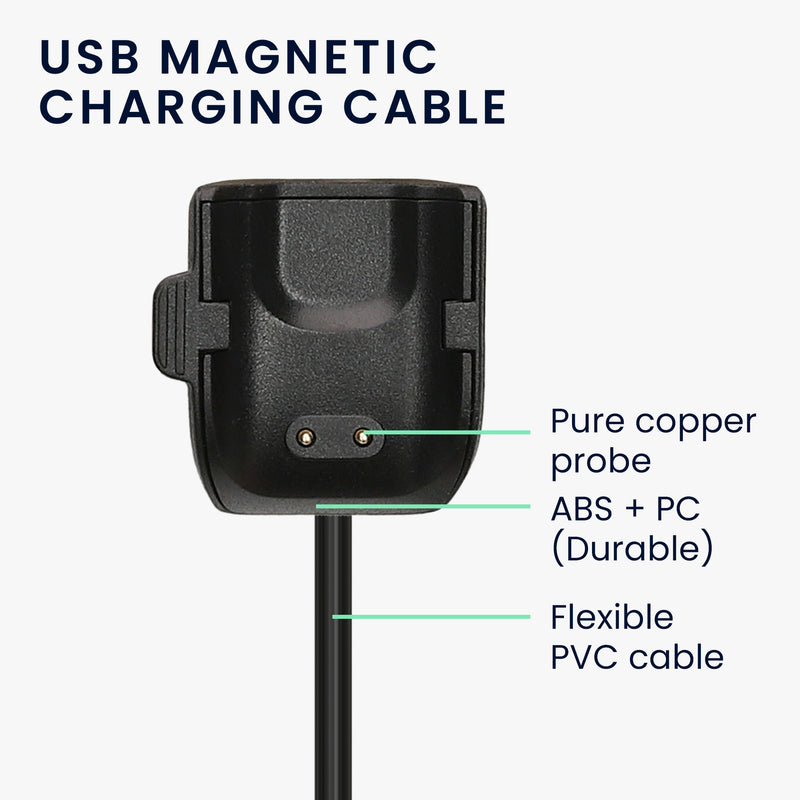 kwmobile USB Kabel Charger kompatibel mit Samsung Galaxy Fit 2 Ladekabel Smart Watch Ersatzkabel Fitnesstracker Aufladekabel